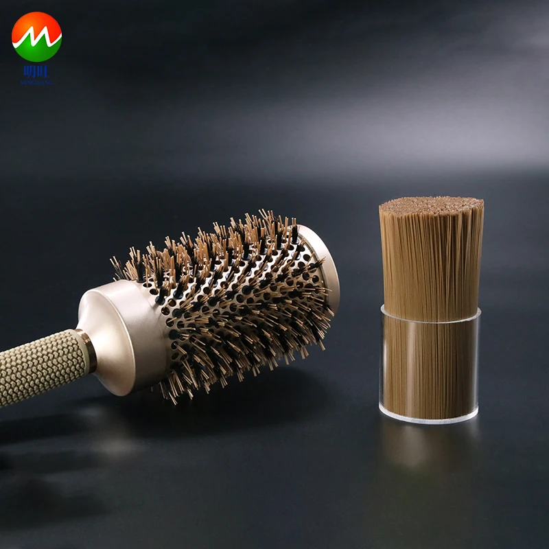 Hot sale straight curved  antistatic nylon bristle PA6 PA66 filament for hairbrush