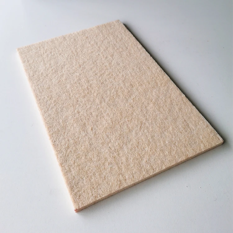 Polyester sound-absorbing ceiling wall panels