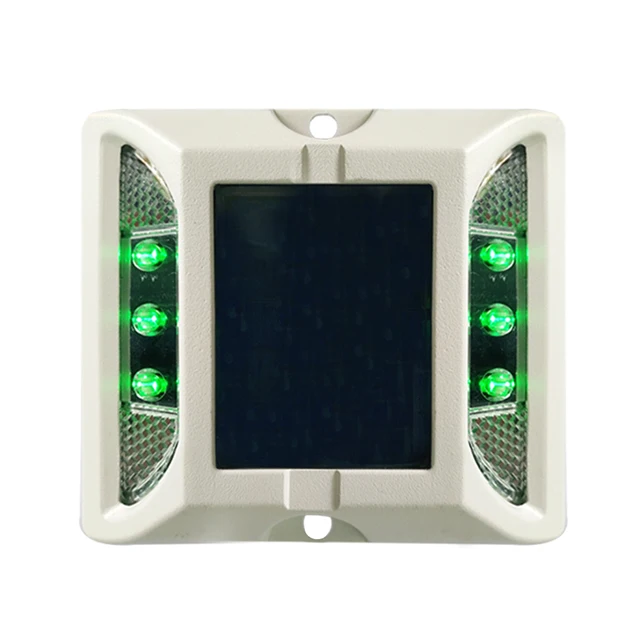 
USA solar panel garage road marker 