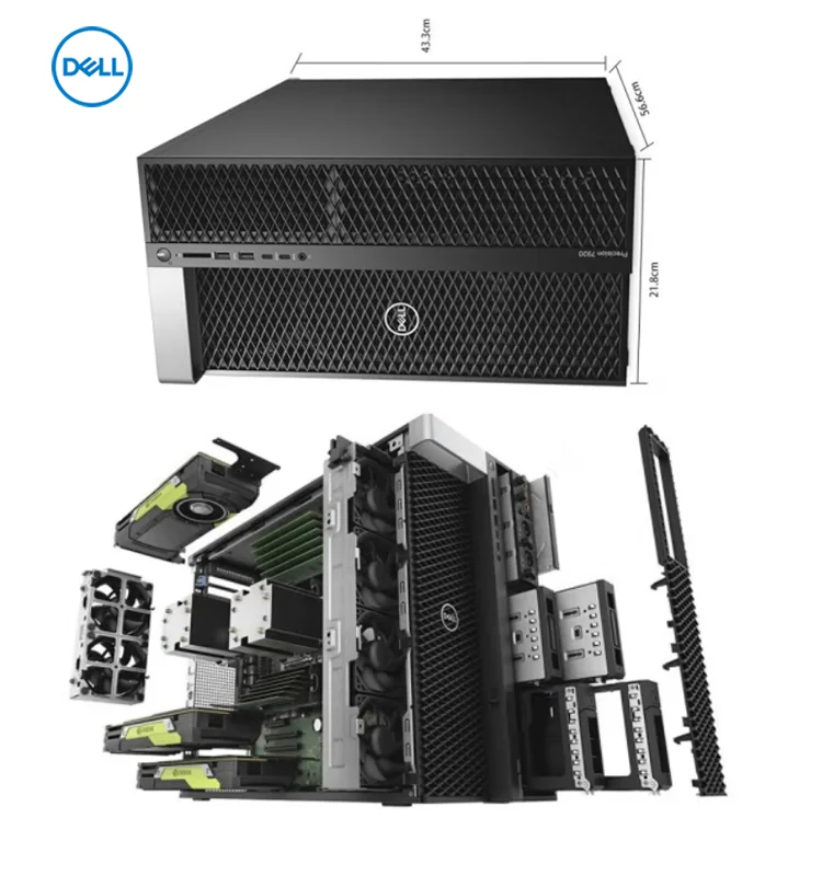 Горячая Распродажа, серверный компьютер Dell PowerEdge T7920, башенная Серверная рабочая станция для процессора Intel 6142