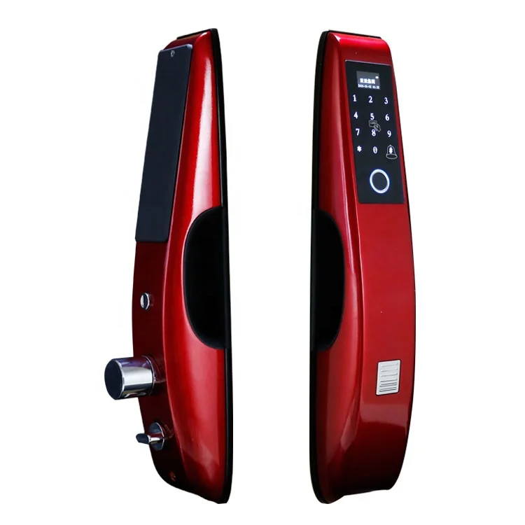 
Дистанционно открываемый смарт-замок для двери WeChat, мини-программа, автоматический замок со сканером отпечатков пальцев, Противоугонный дверной замок 