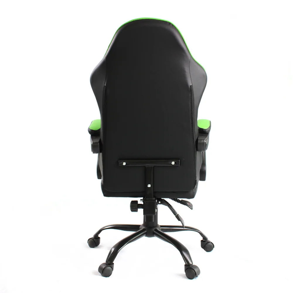 Razer Racing Gaming Chair Convertible & Foldable Swivel Style with Cooling Massage Features Iron PVC Synthetic Leather Material