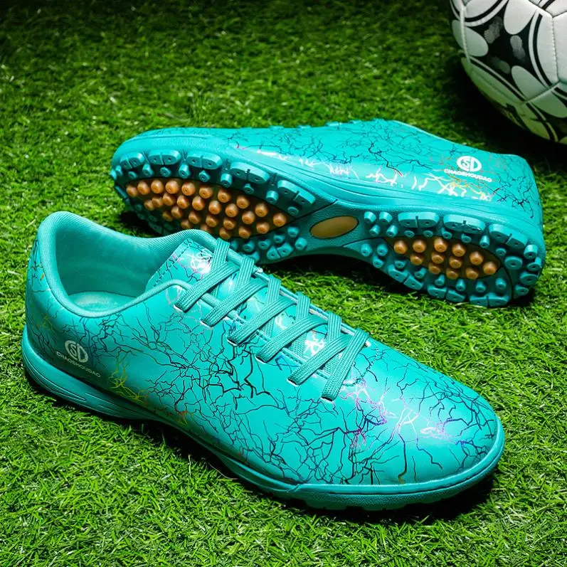 High Quality Sport Drop Shipping Fg Spikes Low Ankle Cleats Black  Football Soccer Boots Branded Shoes In Warehouse Stock