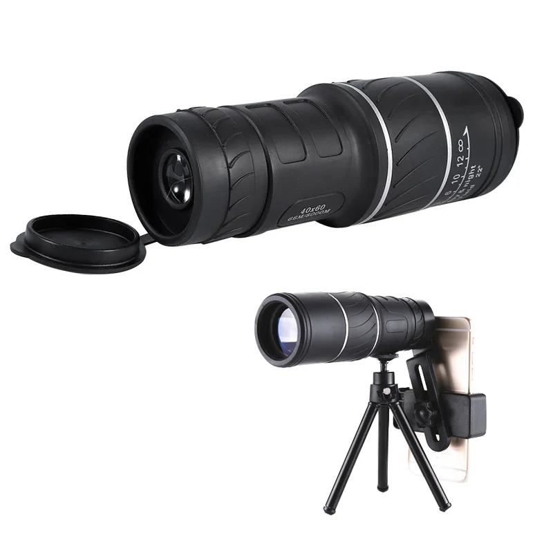 16X52 High Power Portable Monocular Telescope with Tripod Plastic Outdoor Telescope Monocular for Wholesale Price