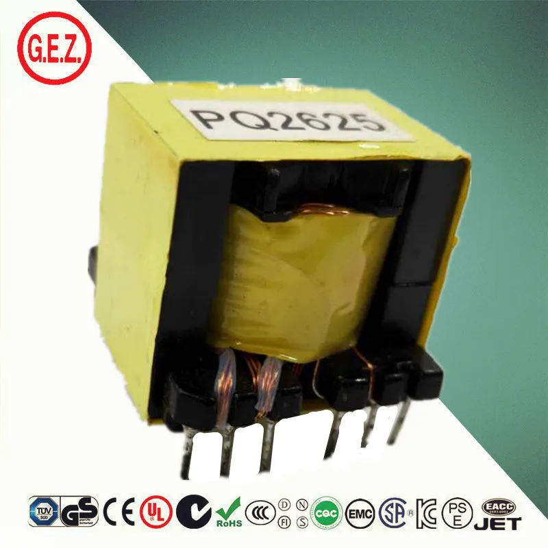 high frequency ferrite core 100v to 240v 9v 12v smps pq 2625 pq 3525 transformer