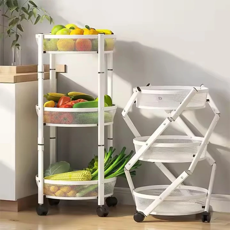 Kitchen Island tool trolley Organizer Storage Cart Foldable Tool Trolley For Bathroom Courtyard Living Room Home Usage