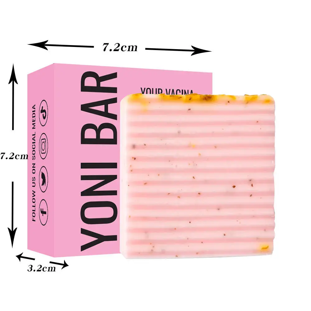 All Natural Handmade Yoni Rose Soap Bars Yoni PH Balanced Cleansing Feminine Wash Soap for Women Soap Bar Yoni Wash Away Odor