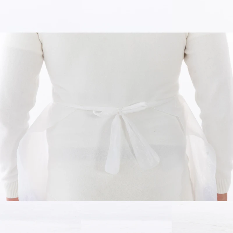 Waterproof Disposable industrial kitchen use Plastic cheap disposable pe apron
