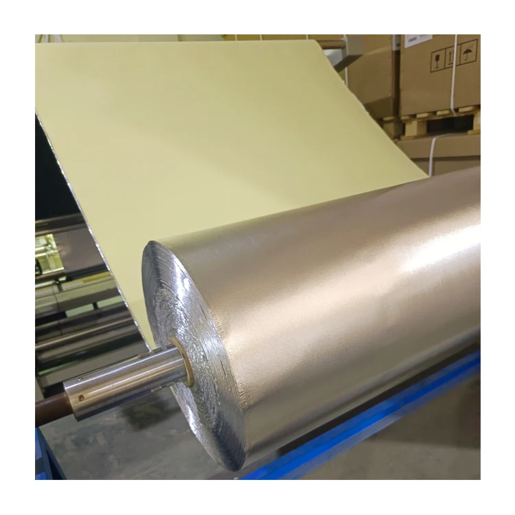 Factory Sales Heat Resistant Aluminized Kevlar Aramid Woven Twill Cloth For Workwear