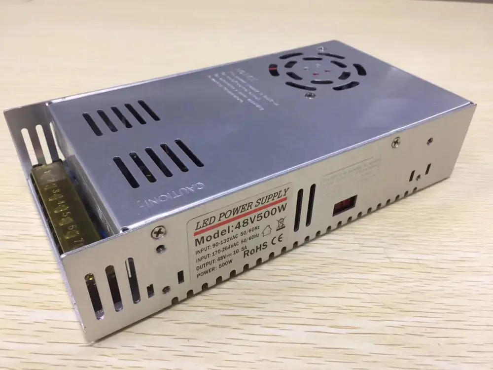 500W 480W  12V 24V 36V 48V 60V 40A 20A 13.3A 10A 8A LED Power Supply