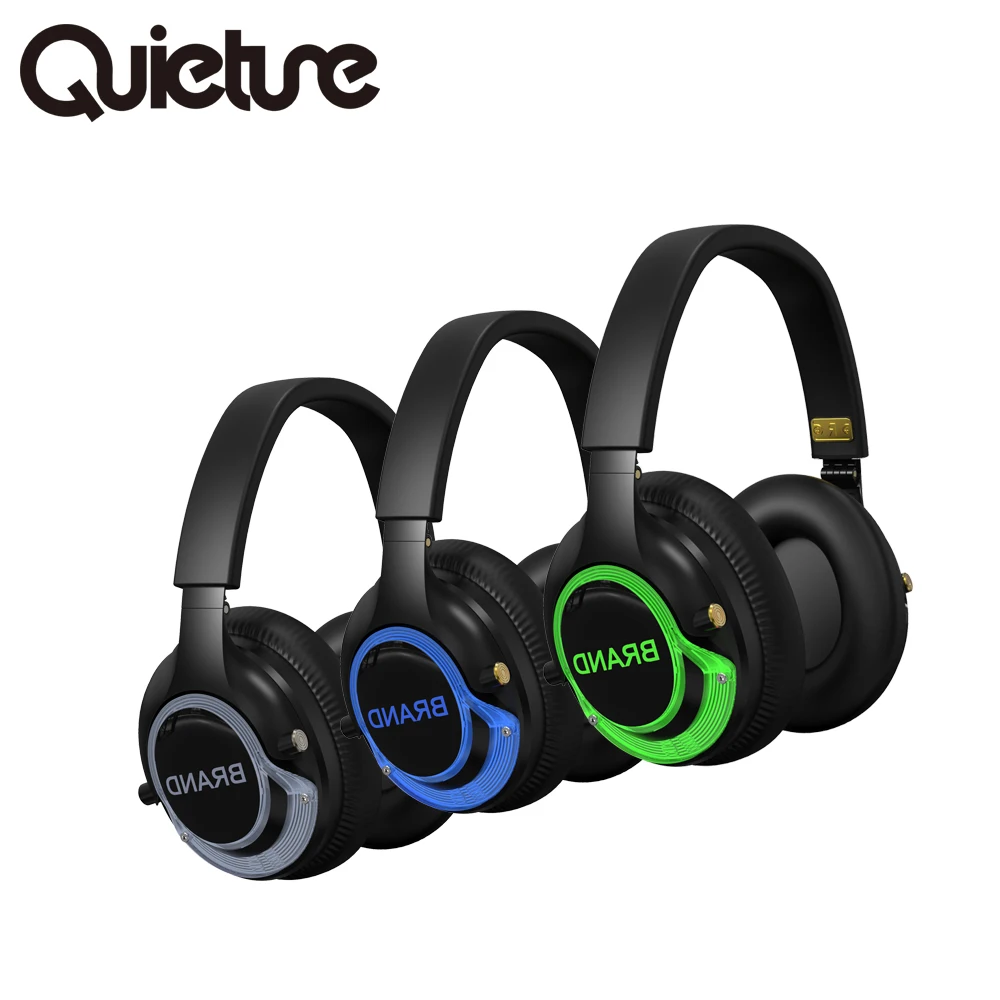 F49 Silent disco Headphones customized service 3 channels BT Headset brightness over-earphone.