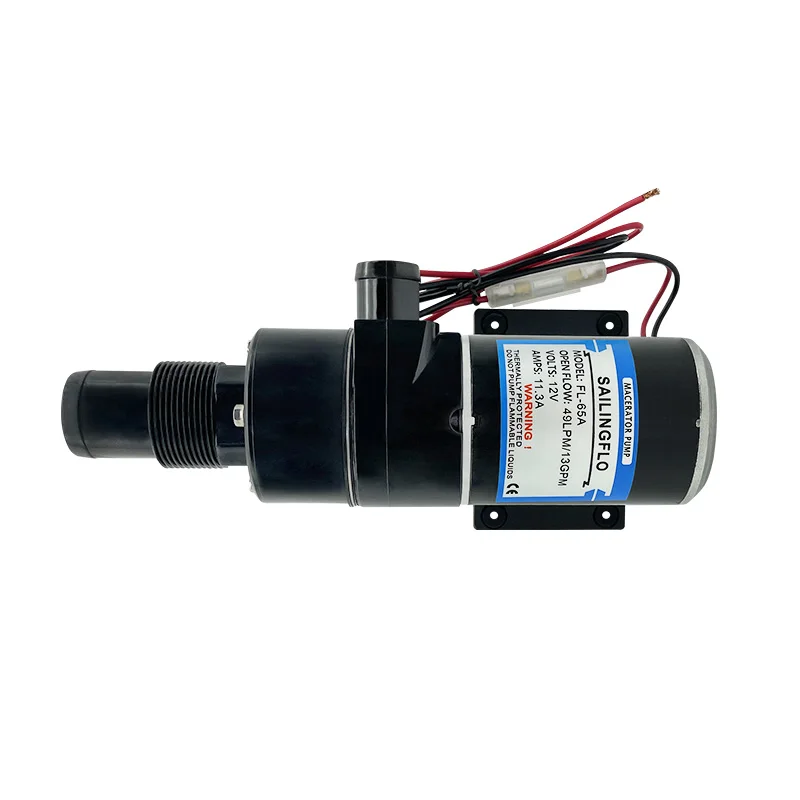 SAILINGFLO DC 12V Macerator Water Pump 45LPM Self Priming Trailer Pump Toilet Pump For Sale