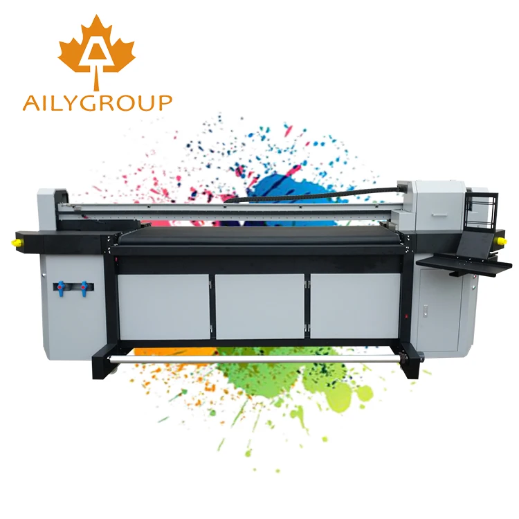 hybrid uv roll to roll flatbed printer