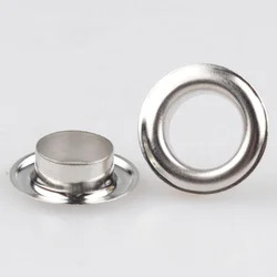 Small nickle design rivets and eyelets for shoes