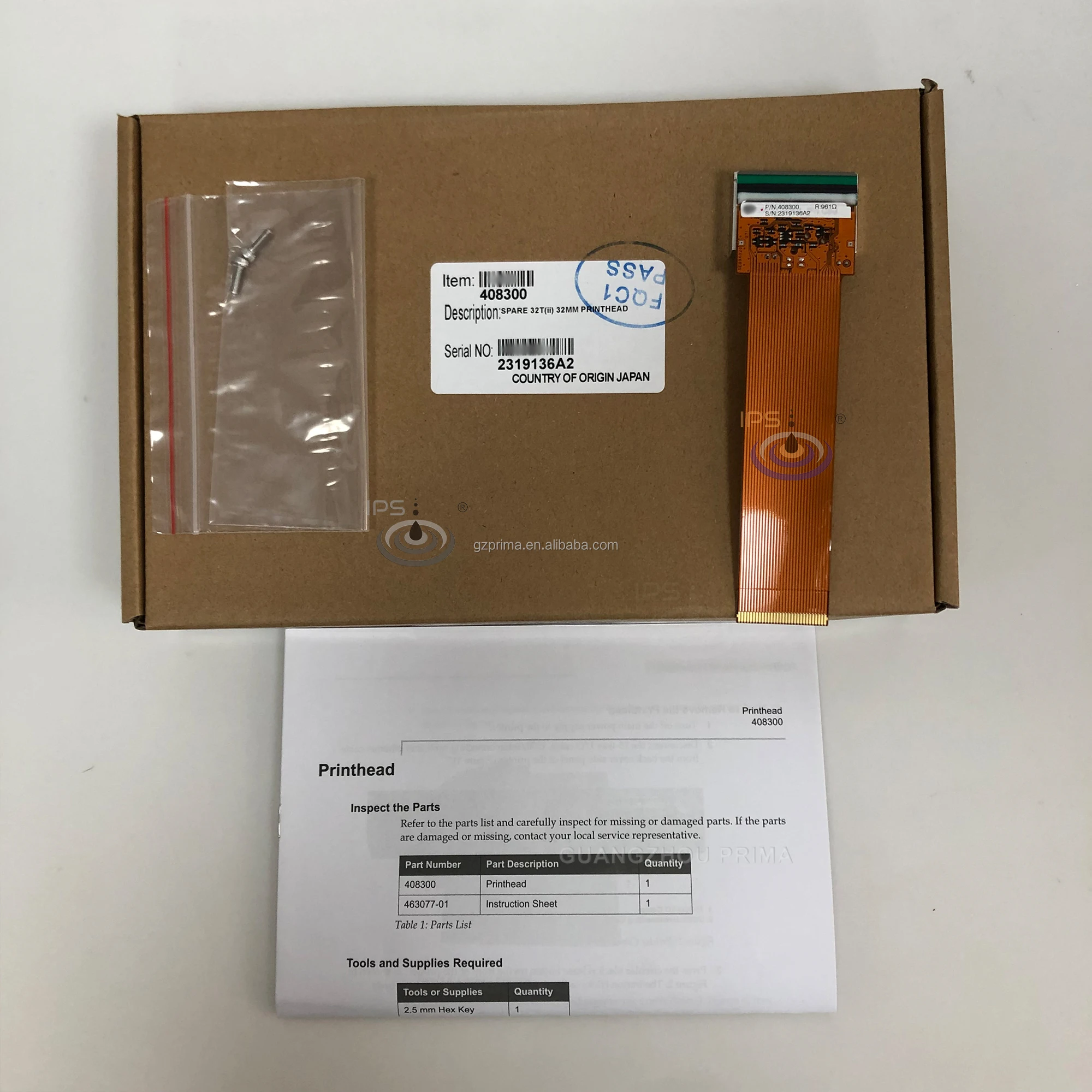 408300 TTO Original Spare Printhead 32mm for TTO   Marking machine 6230 Markem-Imaje Linx Printhead