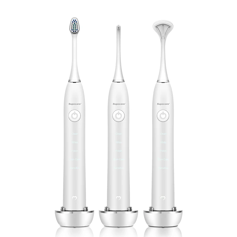  Hebron ipx7 waterproof slim sonic toothbrush smart mini