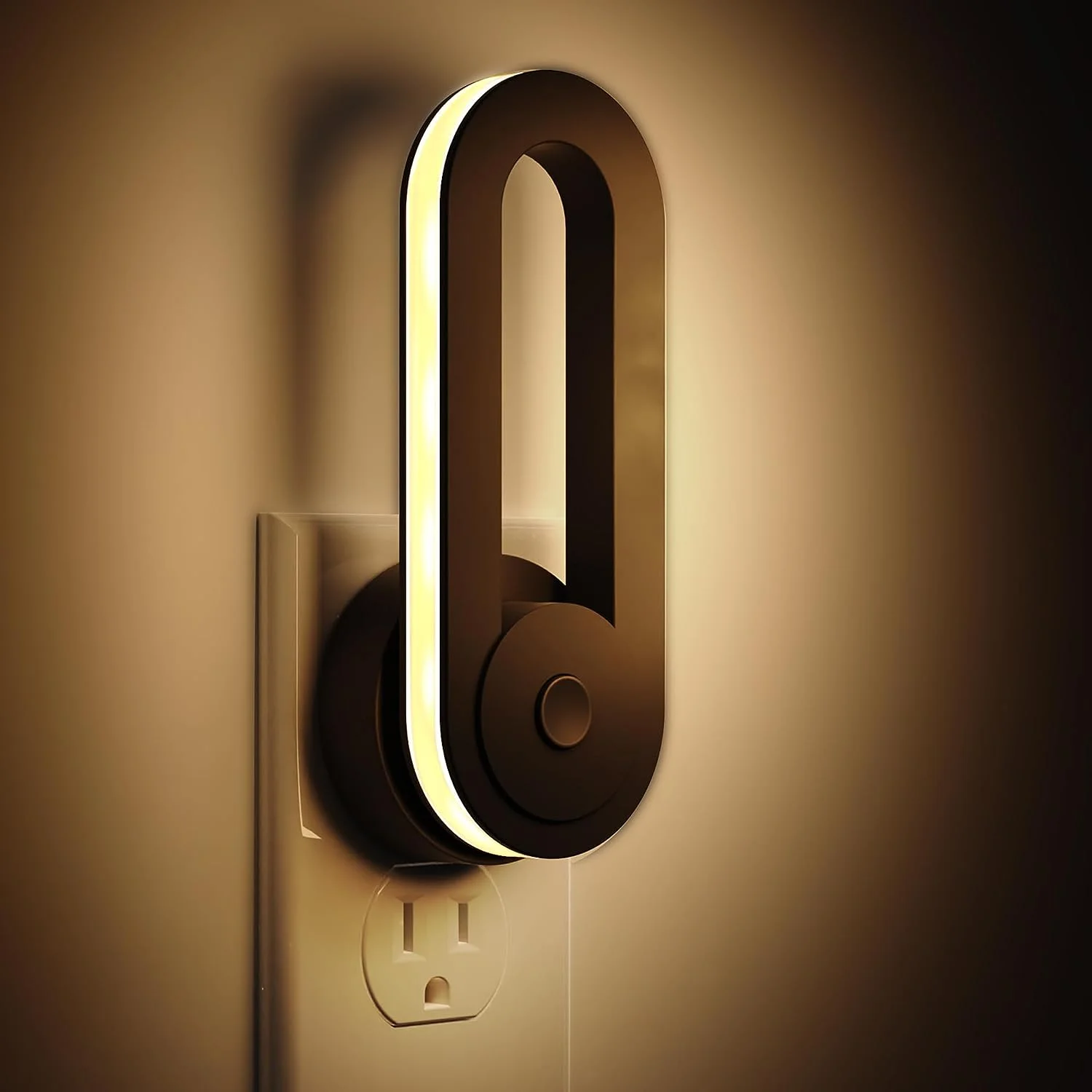 LOHAS Rotatable LED Nightlight 3000K Warm White Kids Baby Night Lights LED Night Light Plug in with Light Sensor