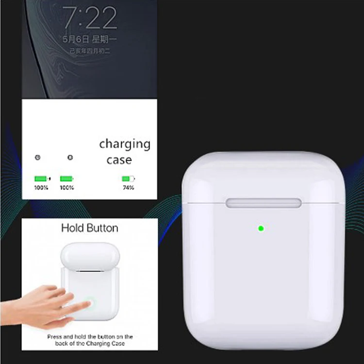 wholesales Rename Air 2 Pro TWS 1:1 I500 I800 I200 I1000 I9000 Earphone TWS Bt Wireless Headset