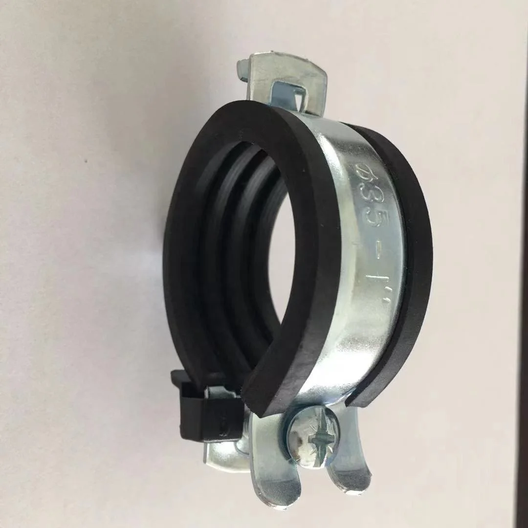 hanging China supplier pipe clamp with rubber