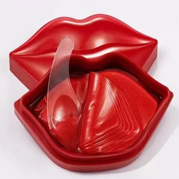 Wholesale Korean Cosmetics Skincare Plumping Moisturizing Organic Hyaluronic Acid Vegan Hydrogel Sleeping Lip Patches