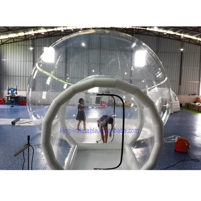 
0.8 mm PVC Clear Transparent Camping Air Hotel Tent Inflatable Bubble Tent 