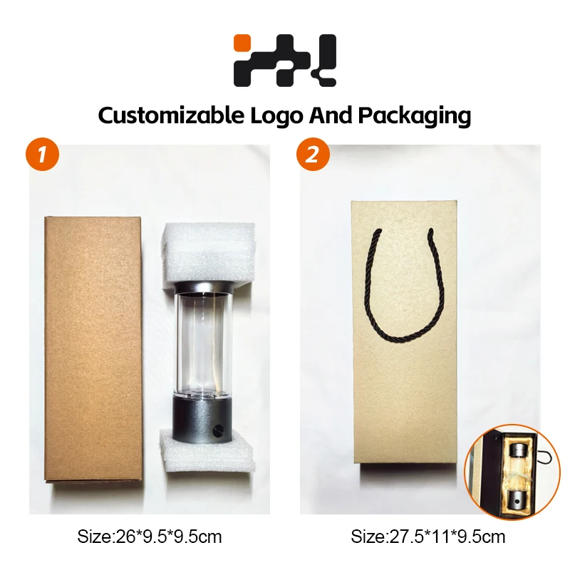 Hydrogen Water Generator Machine Manufacturer Wholesale H2 Hydrogen Water Cup Bottle Generator