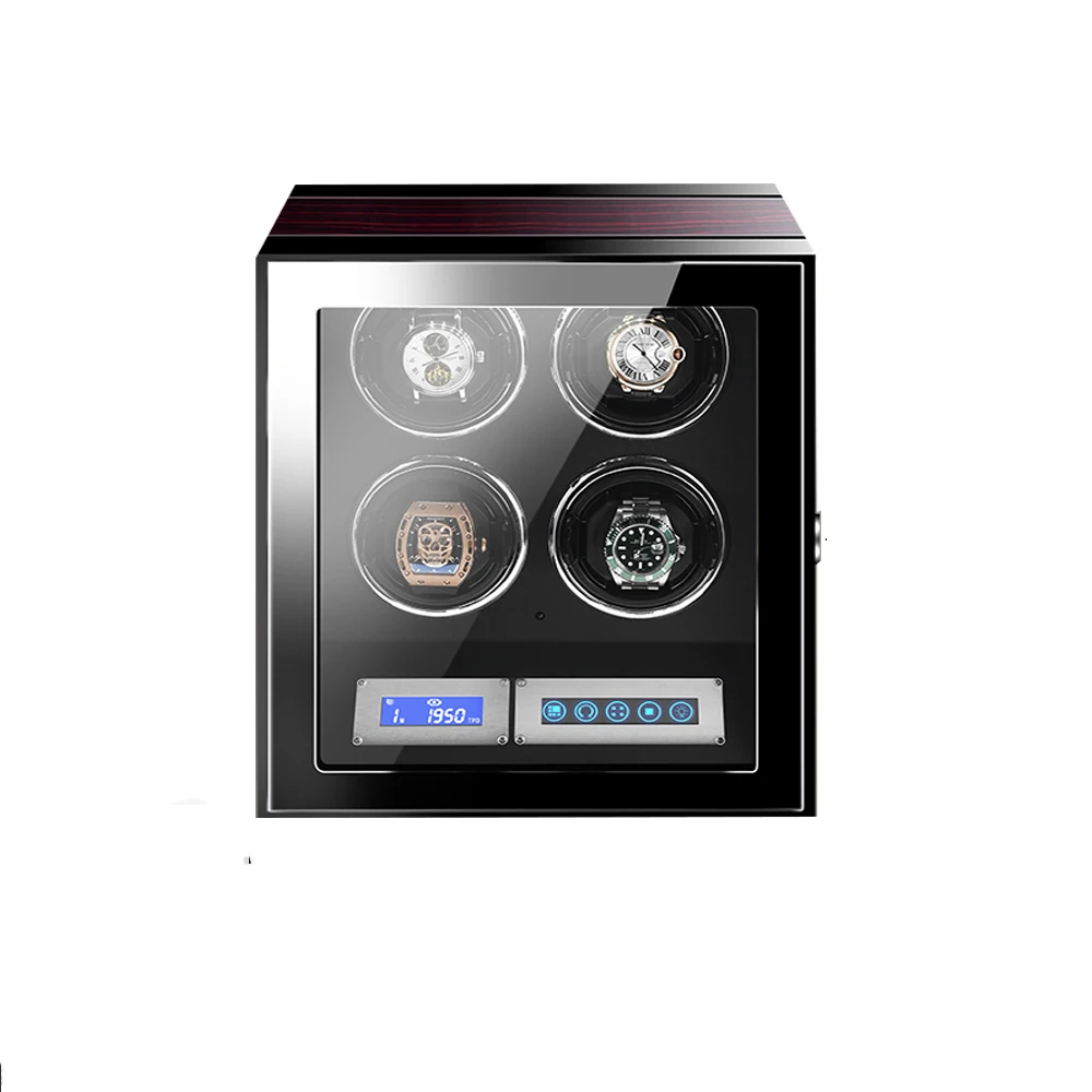 GC03-Q21EB-L-A автоматические деревянные часы Winder Box аксессуары дисплей механические вращающиеся часы remontoirs de montres для мужчин
