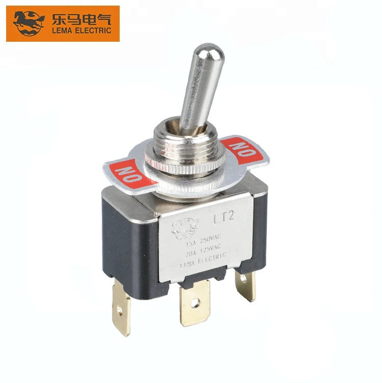 LT2121C Quick Terminal Single Pole ON-ON auto reset toggle switch mini switches