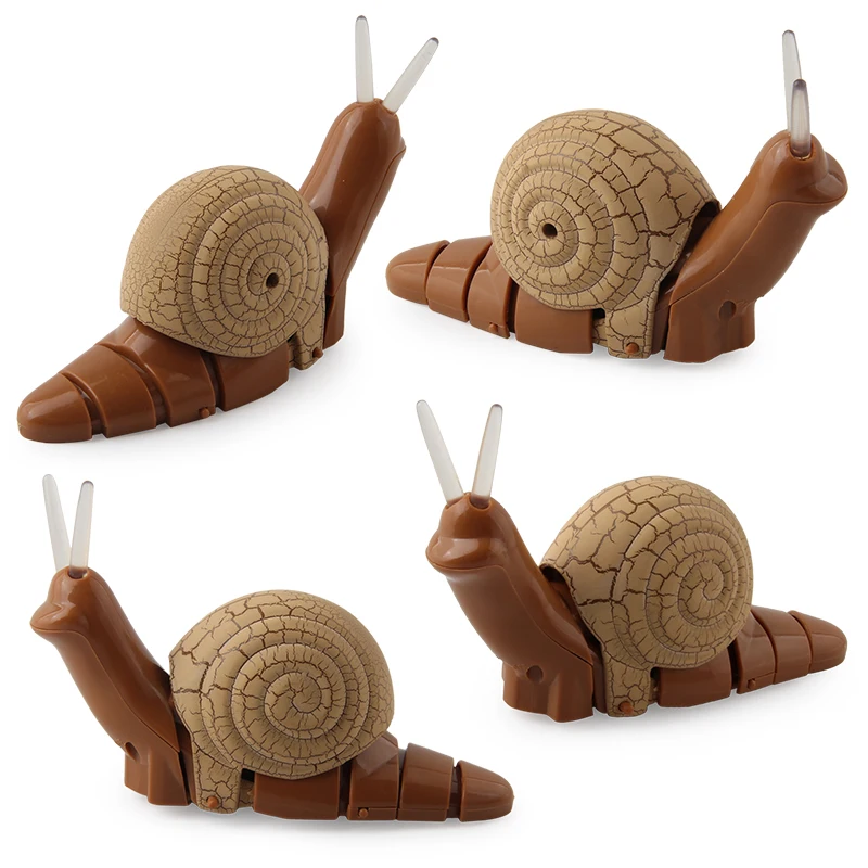 Light Remote Control Snail Model Toy Simulated Animal RC Toy Set Educational Toy
