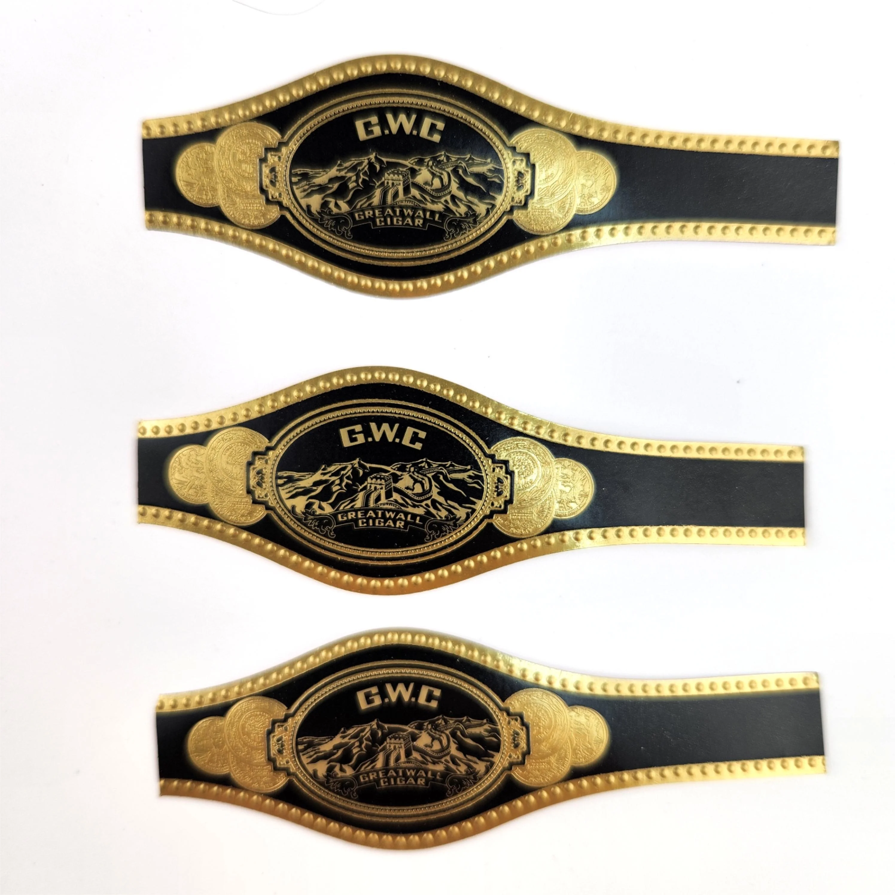 Fancy Hot stamping printing Cigar label Sealing label Custom cigarette labels