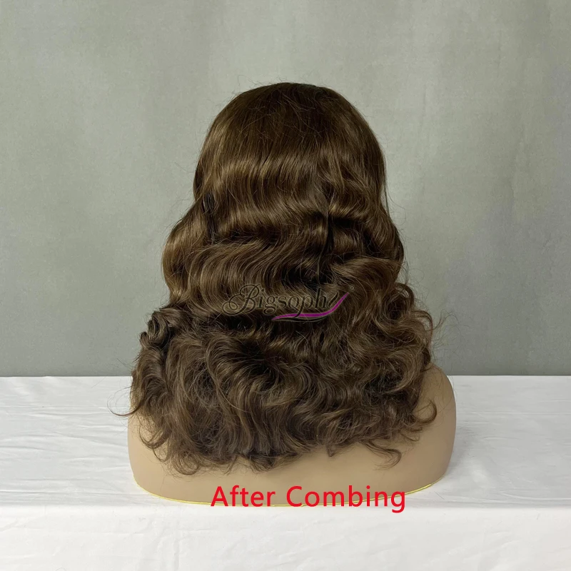 Raw Virgin Human Hair 13 By 4 Lace Front Wig For Black Women Peruvian Ocean Wave 14 Inches Wine #99J Color Hairstyle Woman Wigs