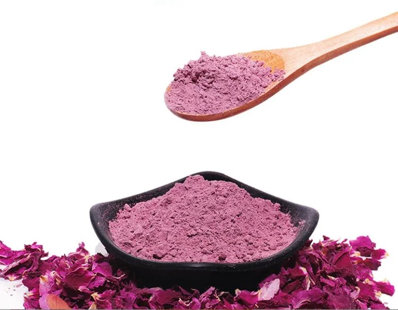 100% Pure No additives Food Grade Rose petal Powder  Freeze dried Red Rose Powder loose wholesale for beauty