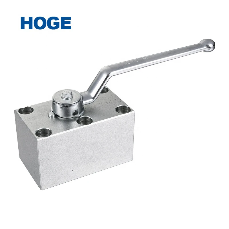 HONGGE 2022 Carbon Steel KHP(PKH)-10 Good Price High Pressure Plate Hydraulic Ball Valve 3/8Inch