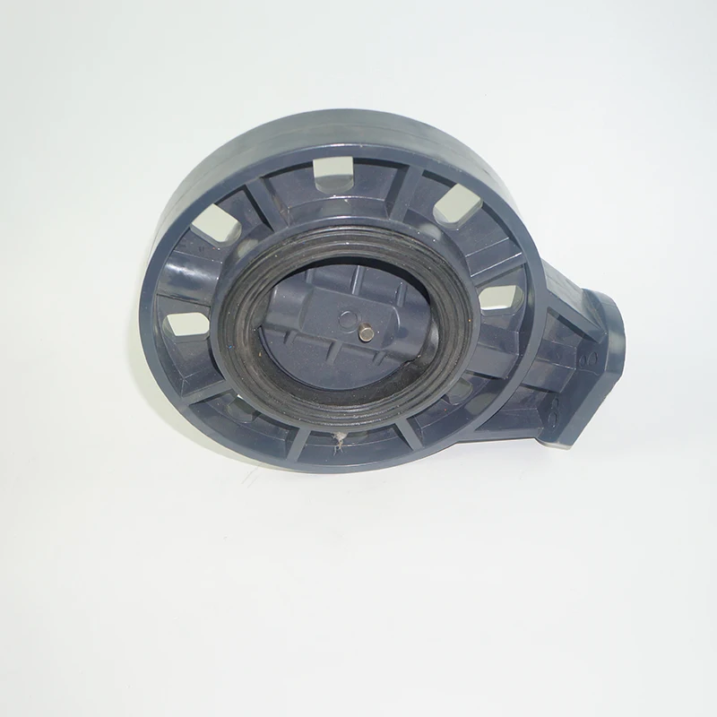 AC220V AC24V DC24V 4-20mA actuator UPVC Plastic butterfly valve electric pvc valve