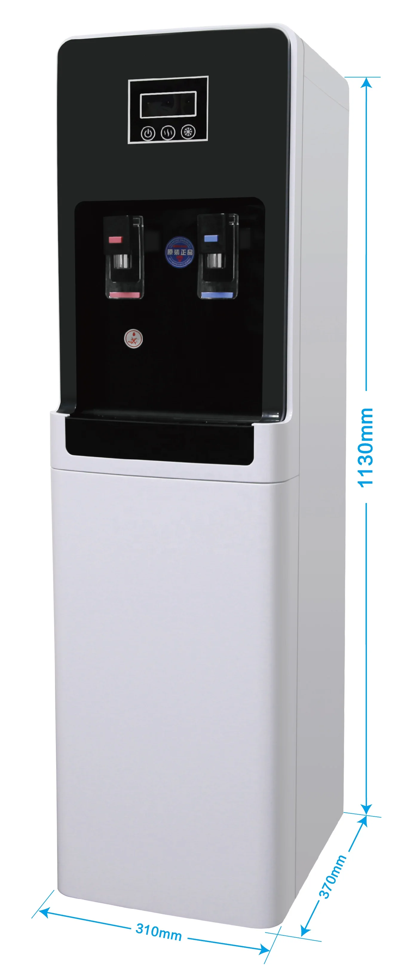 compressor type water dispenser hot cold function with 5 stages RO water purification system