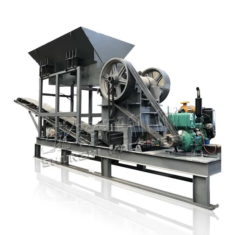Primary Jaw Crusher Machine Best Sell Small Gravel Machine Mobile Stone Crusher Portable Jaw Crusher With Feeder Hopper Price