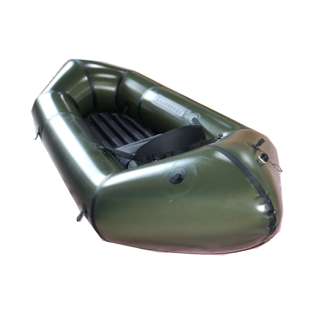 2022 Premium OEM Factory Customized Light TPU Packfafting Adventure Rafting Inflat Packraft army green color