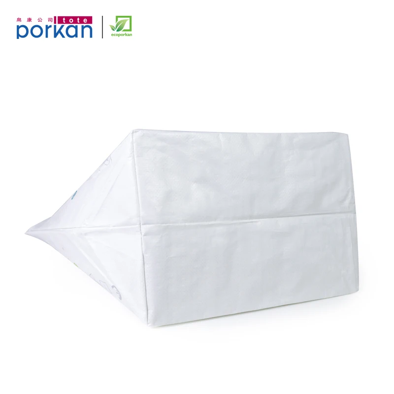 Special Hot Selling PP Woven Bag Roll Eco Friendly Shopping Tote Bag Recycled PP Jumbo Bag Webbing Handles with Logo Embroider