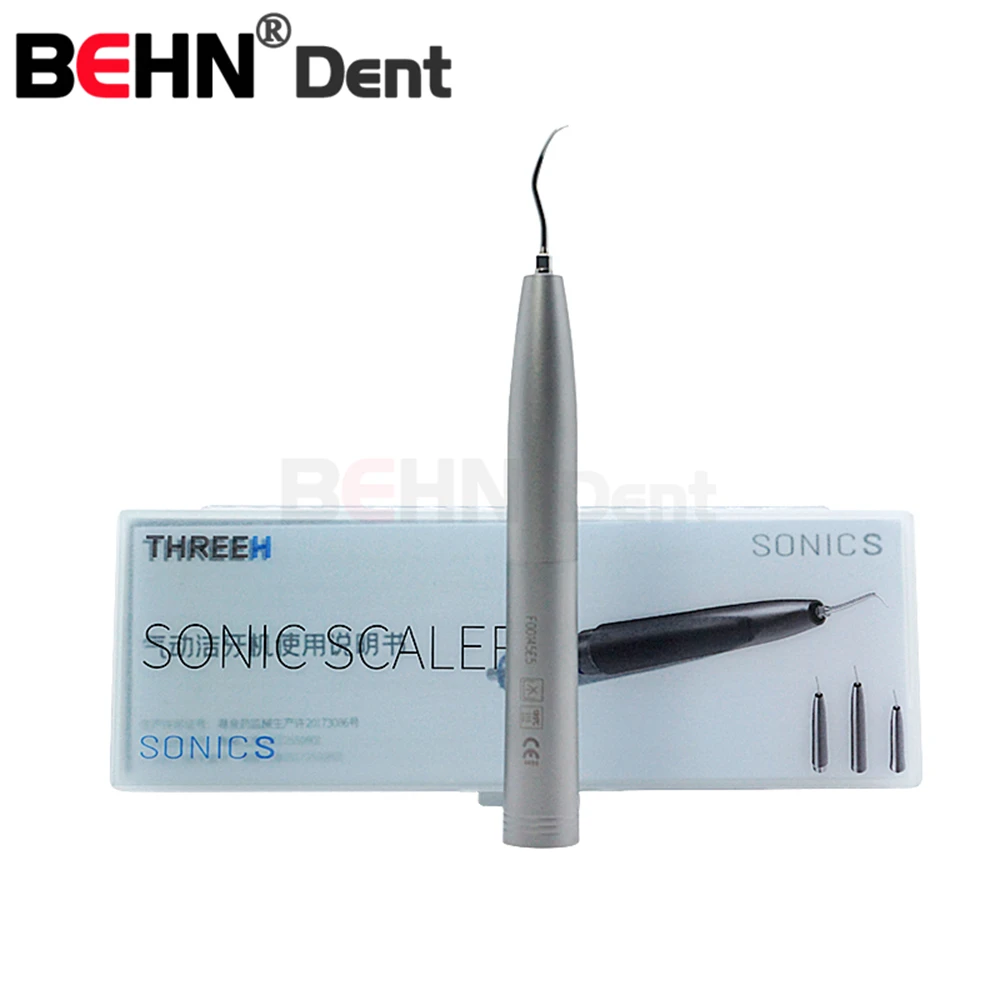 BEHN Dental Equipment Endodontic Instruments Dental Ultrasonic Piezo Air Scaler With 3 Tips For Root Canal Irrigation Endo Tools