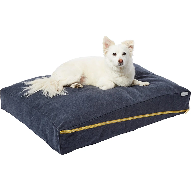 Amazon High End Calming Dog Bed Mat Zipper Pillow Cushion Cooling Large Waterproof Washable Luxury Pet Mat