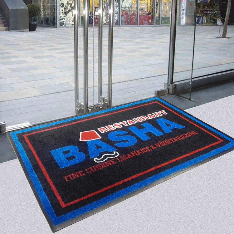 100% Nylon Printed Welcome New Custom Doormat Entrance Logo Floor Mat Door Mat