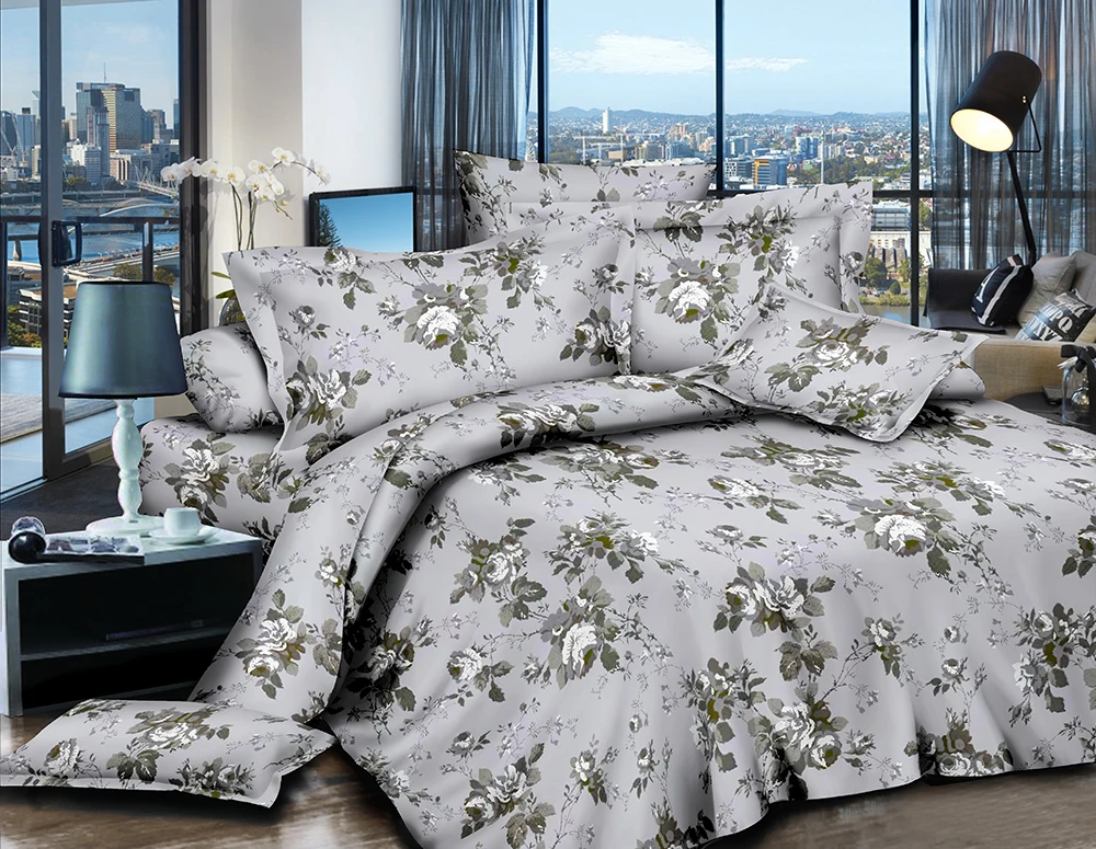 Hot Sale  HIGH QUALITY 100% polyester print fabric for home textile bed sheet  wholesale with more than 300 weaving machines