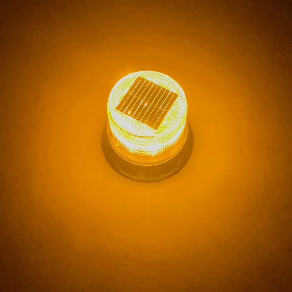 Solar LED Driveway Road Building Truck Chimney Telecom Tower Strobe Timing Aviation Warning Marker Light