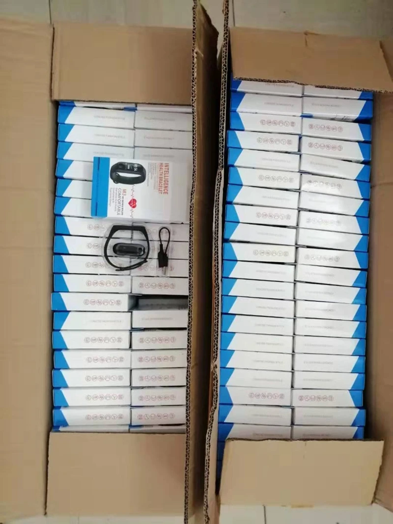 China commercial good price waterproof smartwatch M3 with heart rate blood pressure sleep monitor pedometer fitness tracker