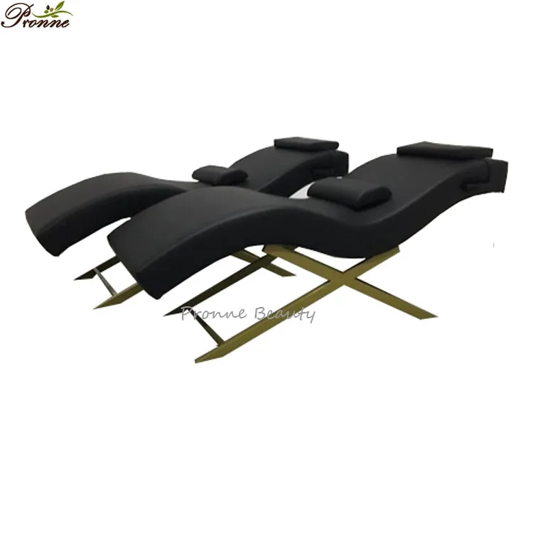 modern luxury new design electric beauty salon treatment table pink custom curve lash extension bed