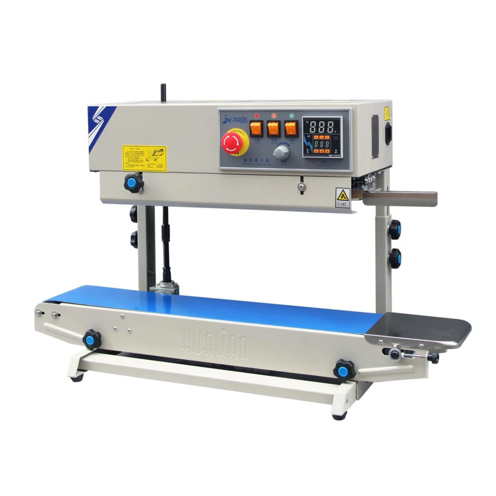 FRD-750II Hualian Heat Plastic Bag Oil Food Pouch Packaging Packing Automatic Continuous Sealing Machine Band Sealer