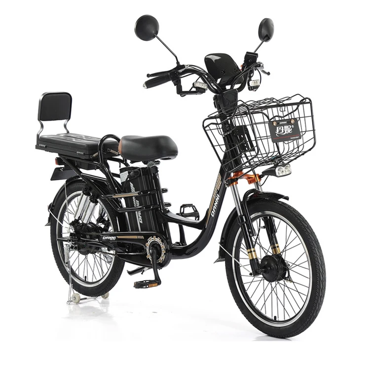 Wholesale of electric bike with baskets in Chinese factories electric bike adult/electric cargo bike high-quality double person