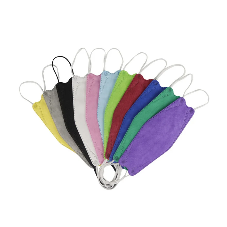 Yi-Ya Nonwoven Adult 4 Layers Facemask Disposable kn95mask cubrebocas Korea mascarilla Kf94 masks Kf94Mask Kf 94 Mask Face