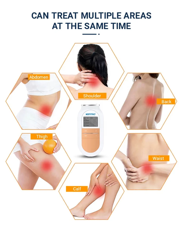 Electrode Stimulator Mini Tens Unit Relief Joint Pain Treatments Electronic Massager Muscle Stimulator