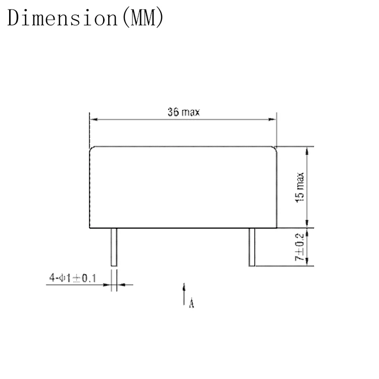 FRJGX-5243MA 2A 40V DC твердотельный релейный контроллер питания для защиты от перегрузки по току